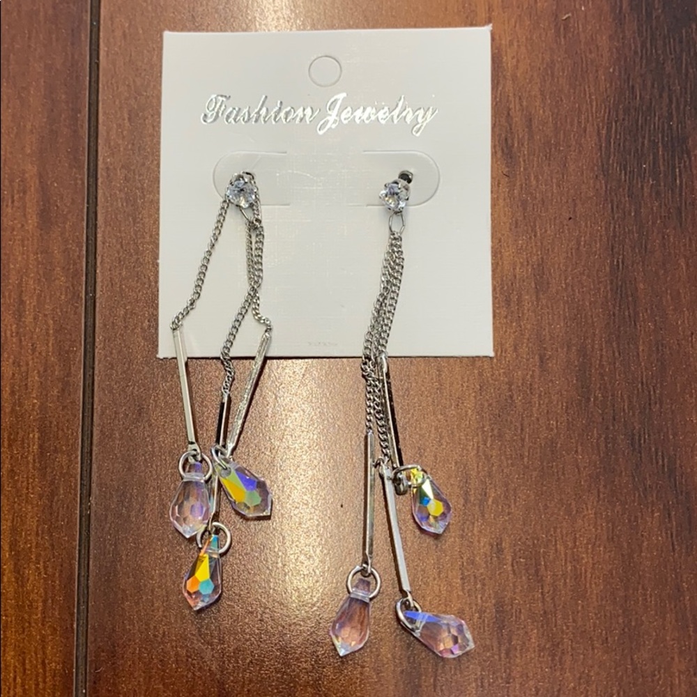 Iridescent earrings
